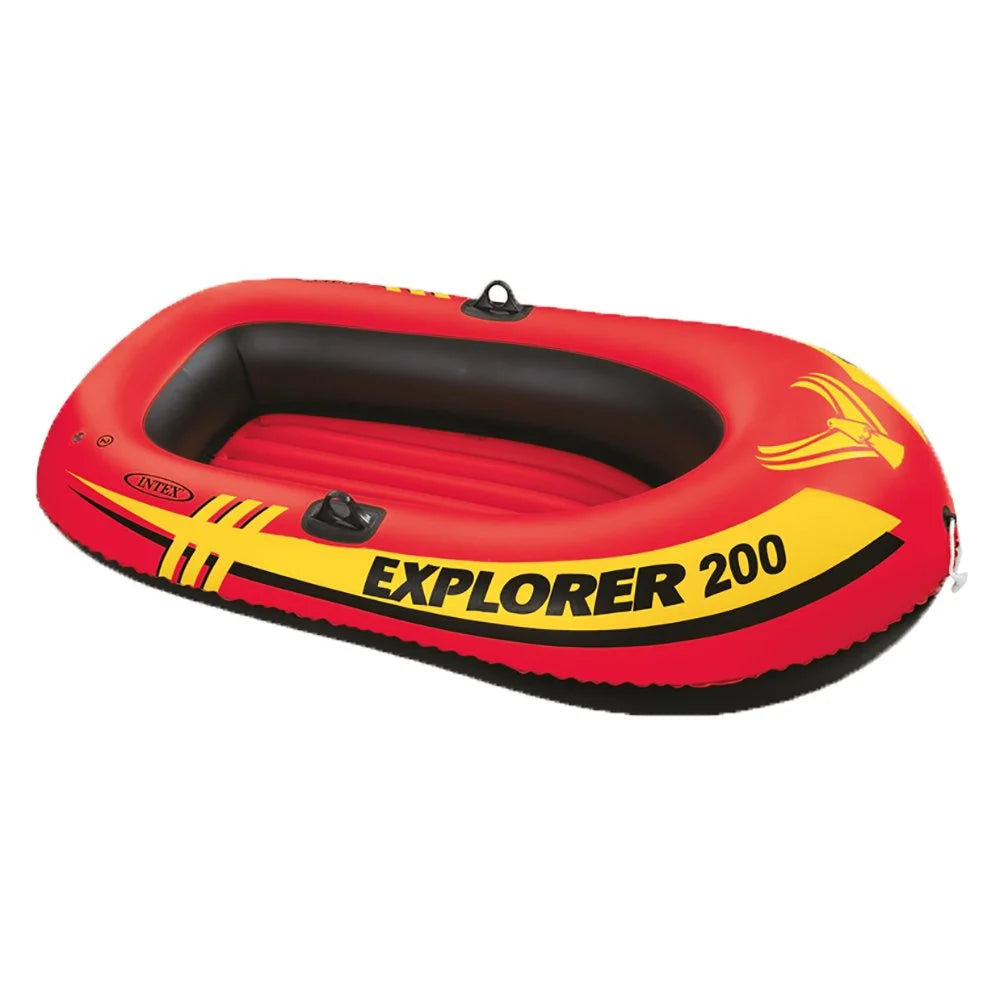 Inflatable 2 Person Raft with 1-Person Inflatable Tube (2 Pack) Y9022