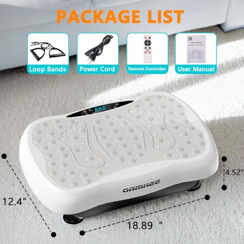 Vibration Plate Exercise Machine with 120 Speeds U737