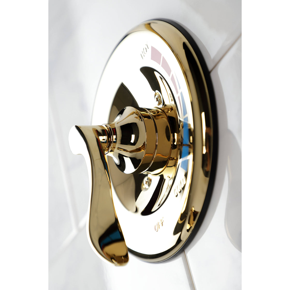 Polished Brass Tub and Shower Faucet J636