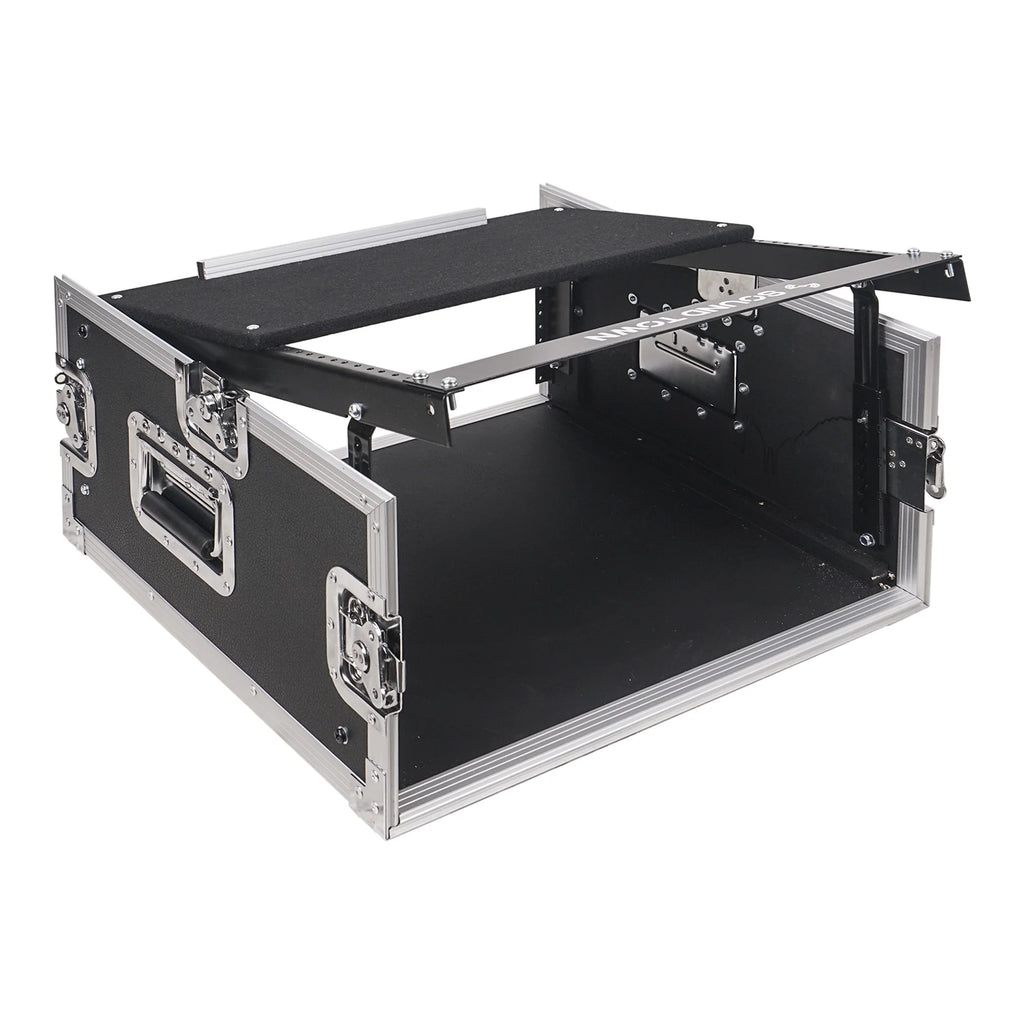 4U PA Rack Case with 11U Slant Mixer Top, 20.2 Rackable Depth D988