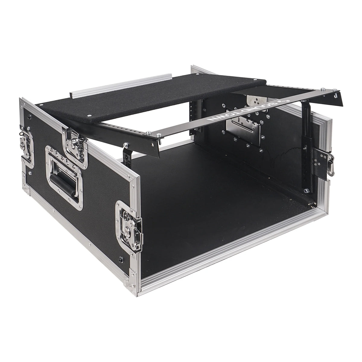 4U PA Rack Case with 11U Slant Mixer Top, 20.2 Rackable Depth D988