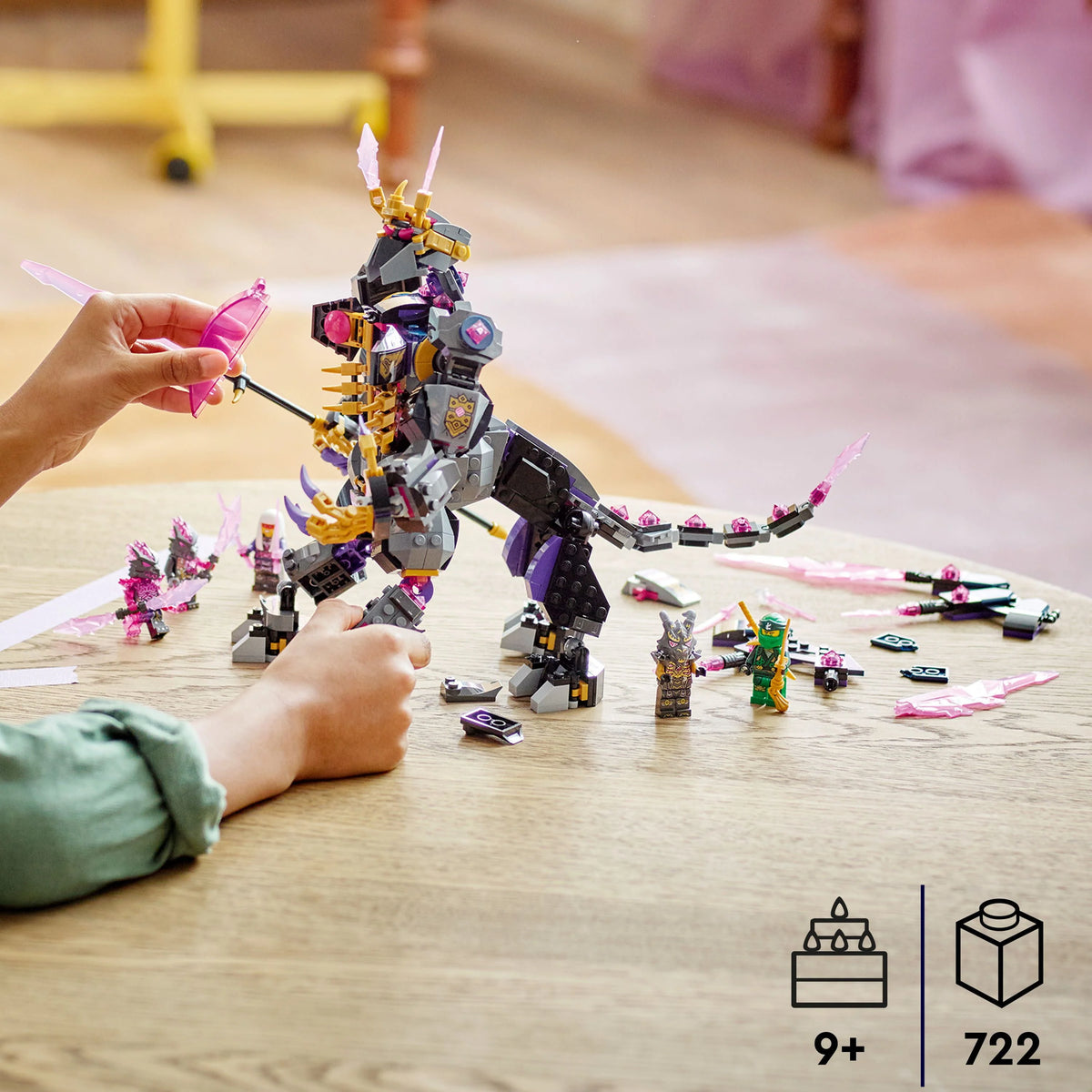 Building Toy Set with Posable Centaur Action Figure and Minifigure C25969