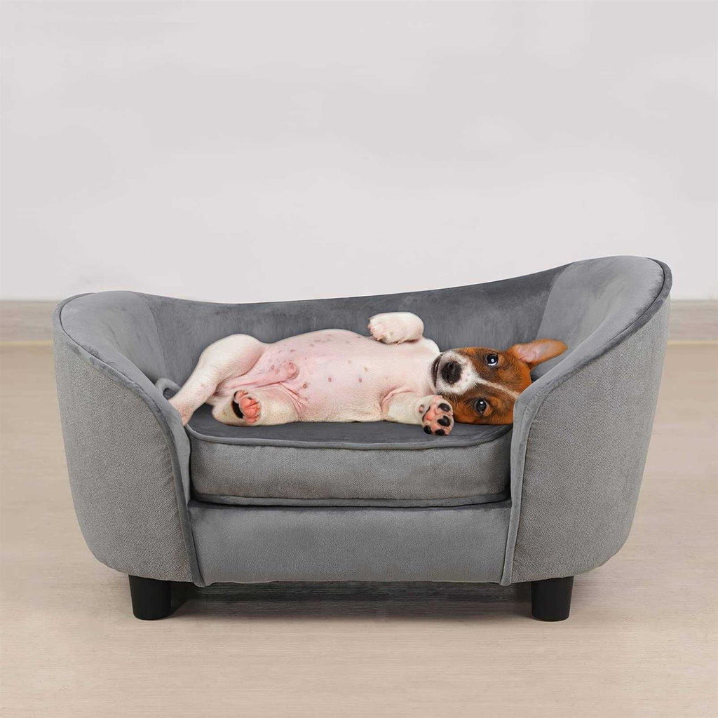 Velvet Pet Bed Sofa Washable Cushion I828