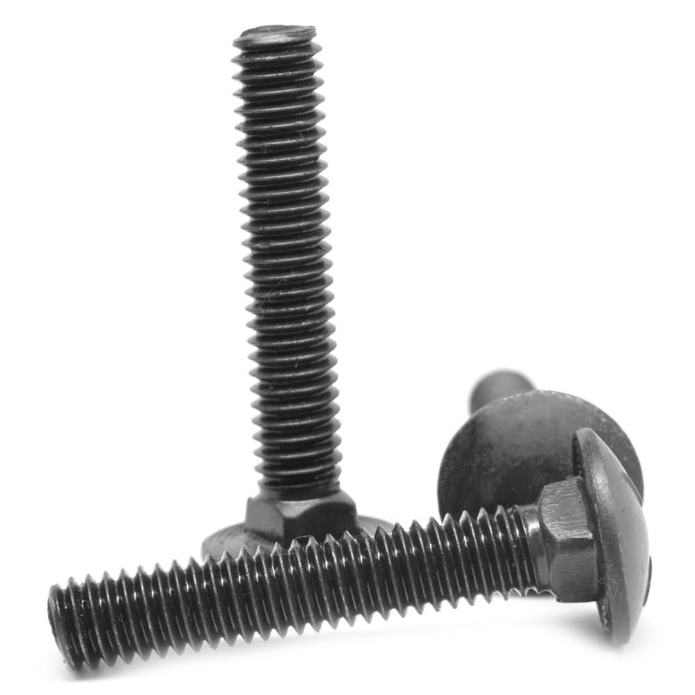 5/8x22-11 x 4x22 Coarse Thread Grade 5 Carriage Bolt Medium Carbon Steel Black Oxide Pk 25 X860