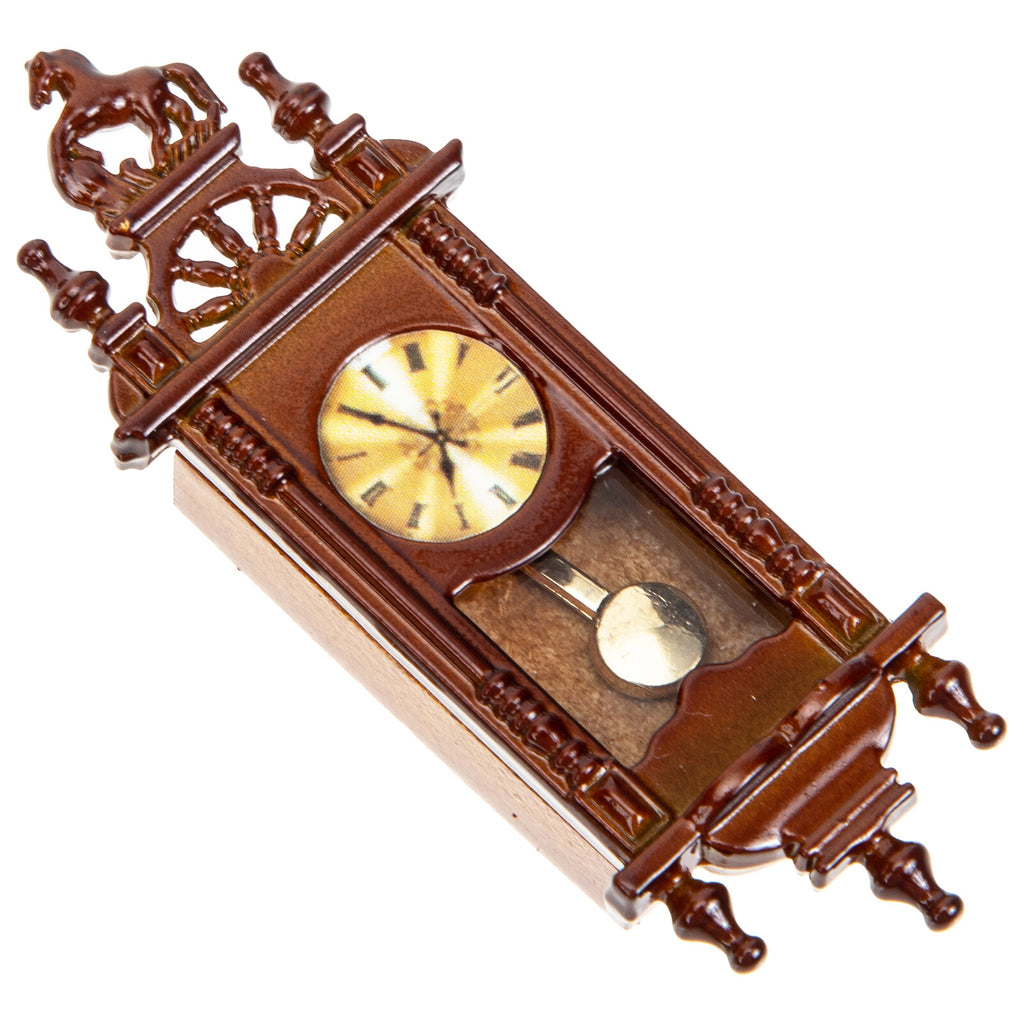 Metal Dollhouse Hanging Clock Toy L523561