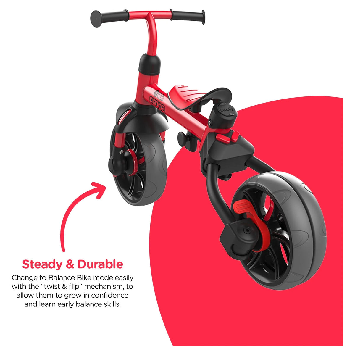 4-in-1 Triicycle to Balance Bike N6086