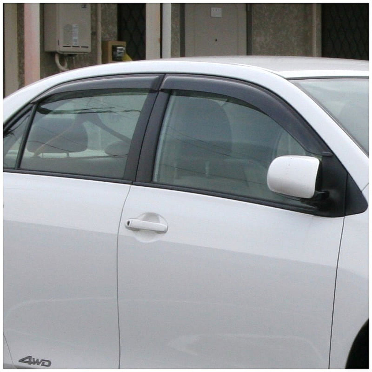 Smoke Window Visors Rain Guard Deflector X4 J9520