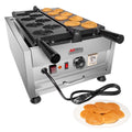 Round-Shaped Fish Waffle Maker Nonstick 8 Pcs T2502