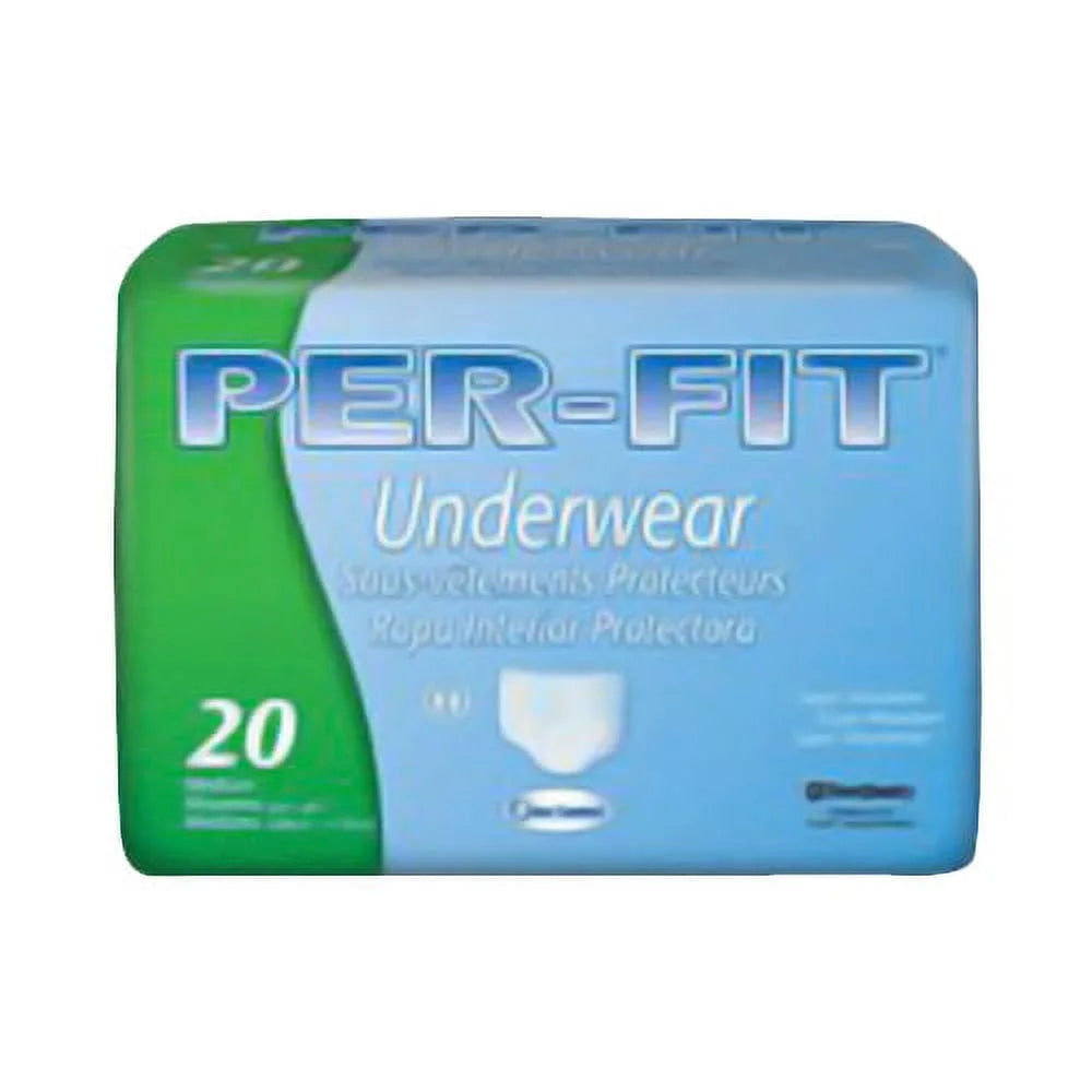 Medium Underwear, 20 Ea, 4 Pack K412499