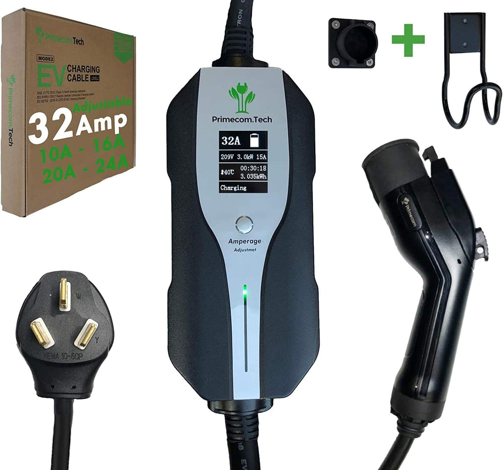 Level 2 Electric Vehicle Charger with 30 Ft Cable H103012