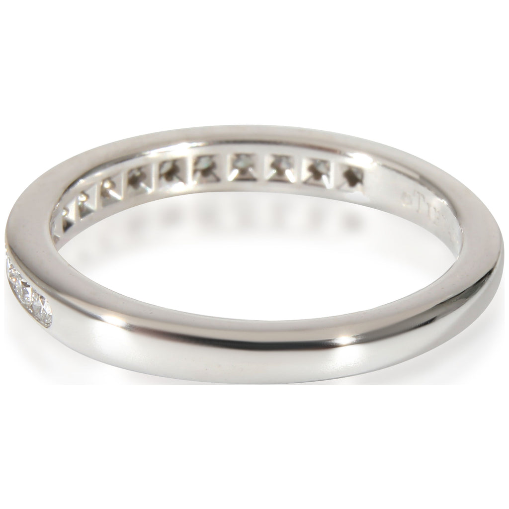 Platinum Wedding Band 0.24 CTW Pre-Owned I48798