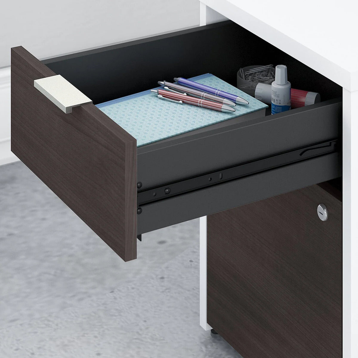 60W Desk with 4 Drawers W3012