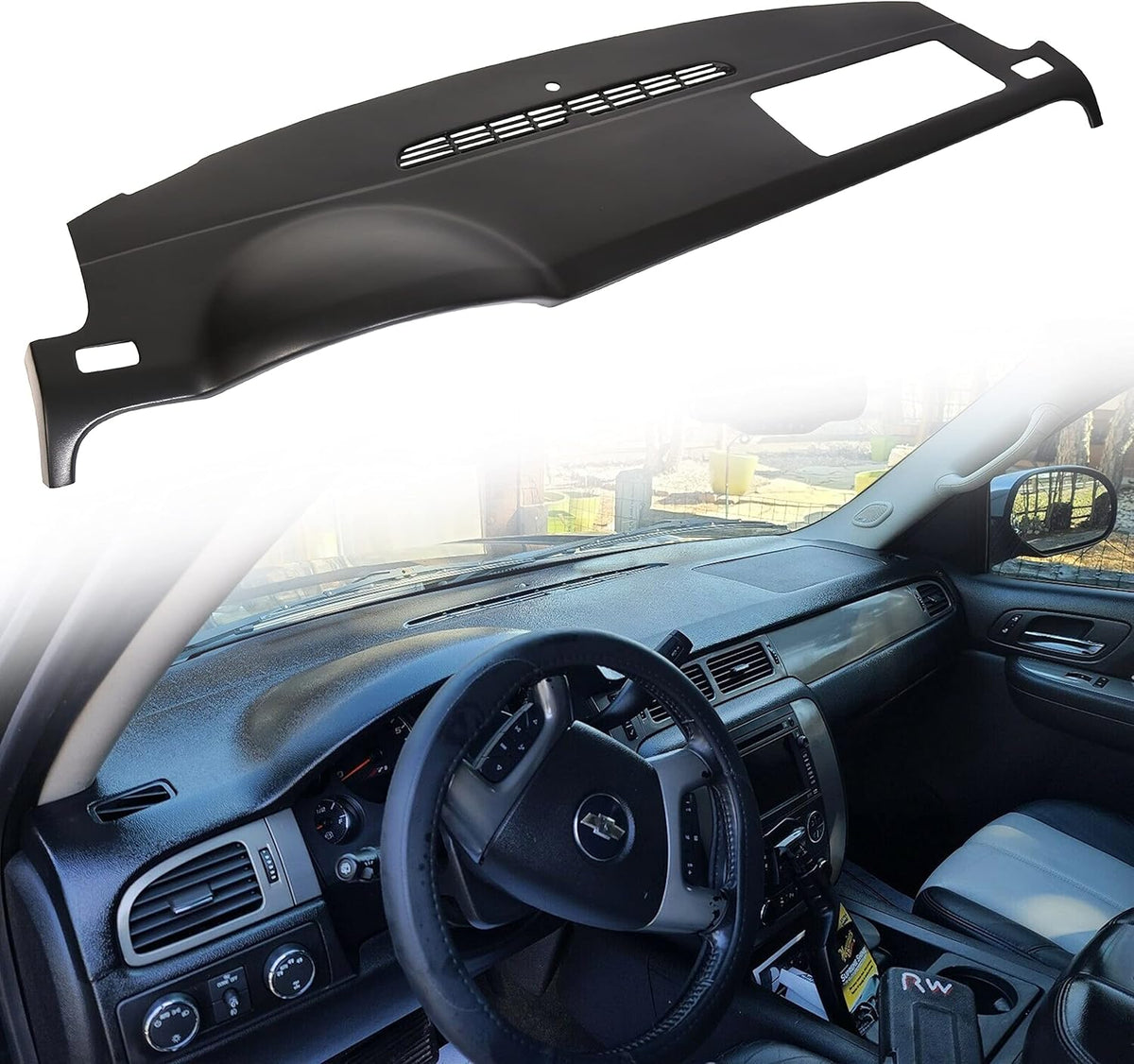 Black Molded Dash Panel Cover Y36822