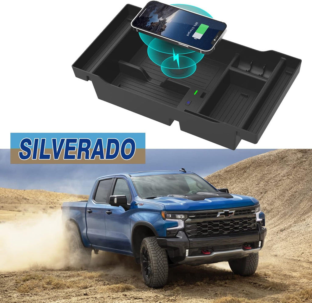 Wireless Charger Center Console Organizer Tray R161