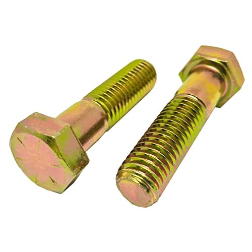 3/4-10 x 8 1/2 Hex Cap Screw Grade 8 Zinc Yellow Plated Steel 20 pcs A7166