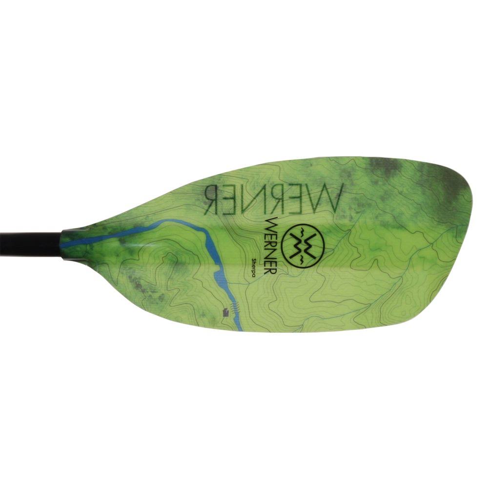 Sherpa Fiberglass Paddle - Straight Shaft Amber, 194Cm W504