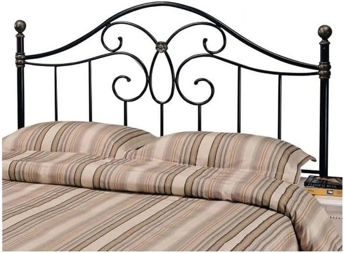 Black Metal Queen Headboard M785233