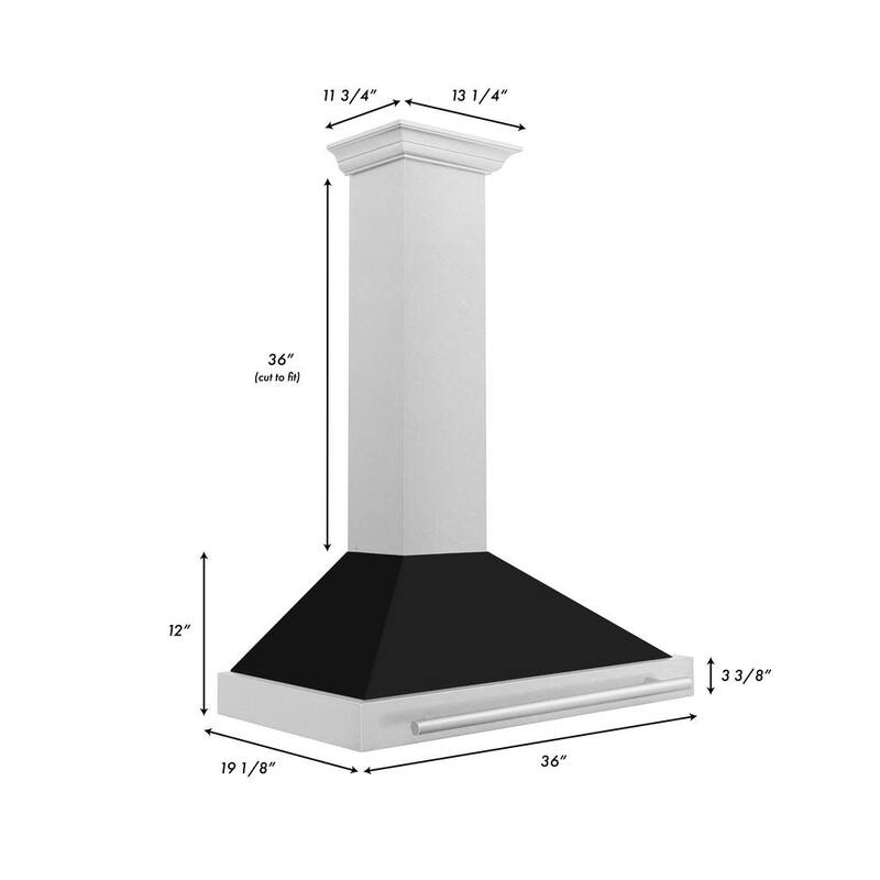 36 in. 400 CFM Ducted Wall Mount Range Hood O68747