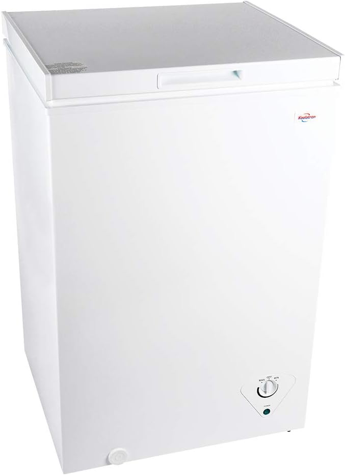 Compact Chest Freezer with Flip-Up Lid, 3.5 Cubic Feet Capacity Q257656