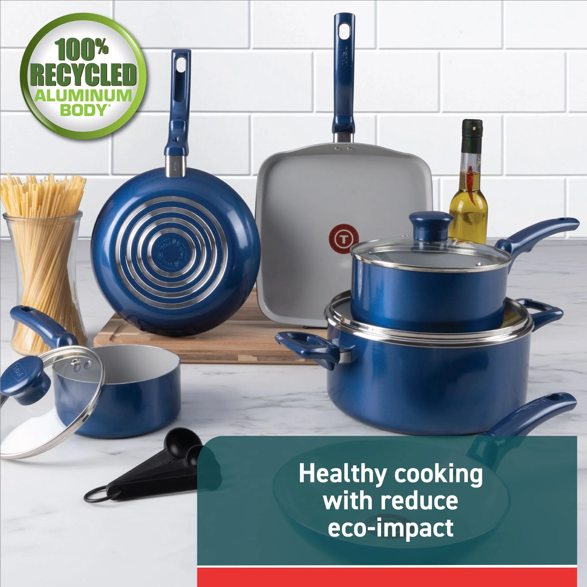14-Piece Ceramic Non-Stick Cookware Set Q23754