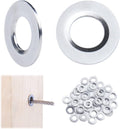 40Pack Cable Railing Kit Protector Sleeve Adhesive Grommet for 1/8" 5/32" 3/16" Wire Rope T316 Stainless Steel R399