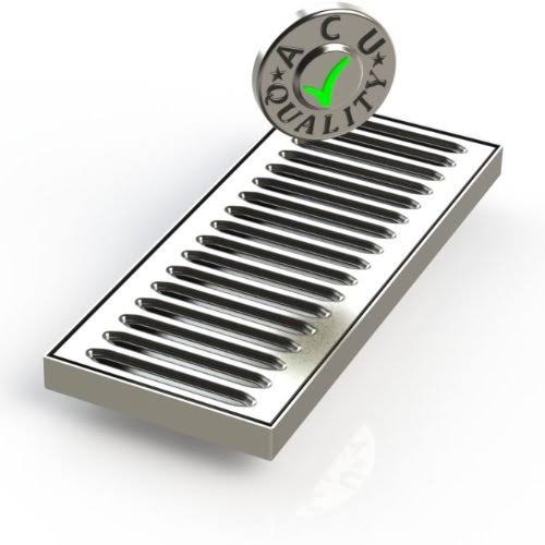 Stainless Steel #4 Brushed Finish Surface Mount Drip Tray E996
