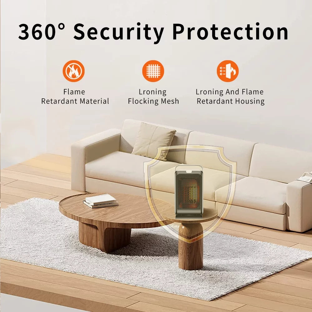 Oscillating Space Heater with Timer Remote Control V557