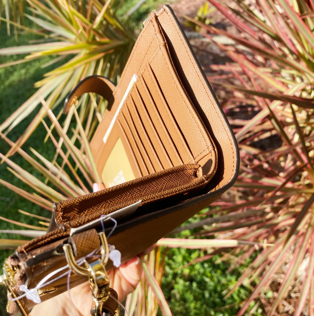 Leather Wristlet Phone Wallet P4729