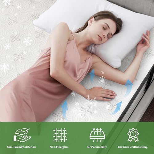 Full Size 12 Inch Gel Memory Foam Hybrid Mattress X33630
