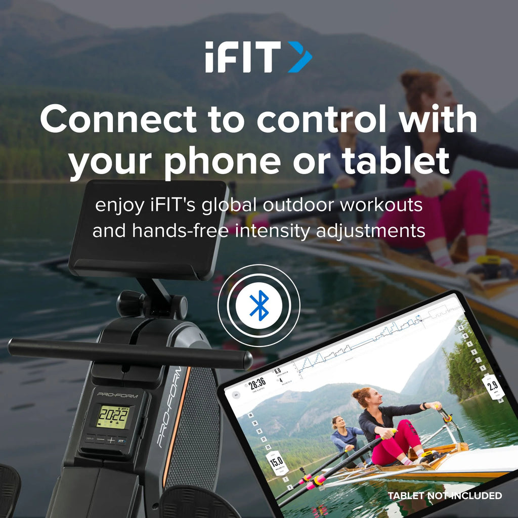 Rower with LCD Display and Tablet Holder I7831