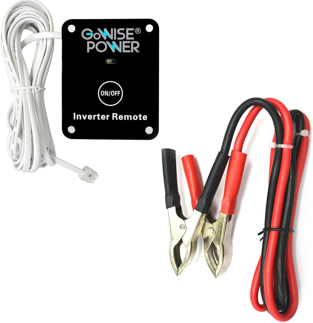 600W Pure Sine Wave Inverter 12V DC to 115V AC with 2 AC Outlets and USB Port J5643