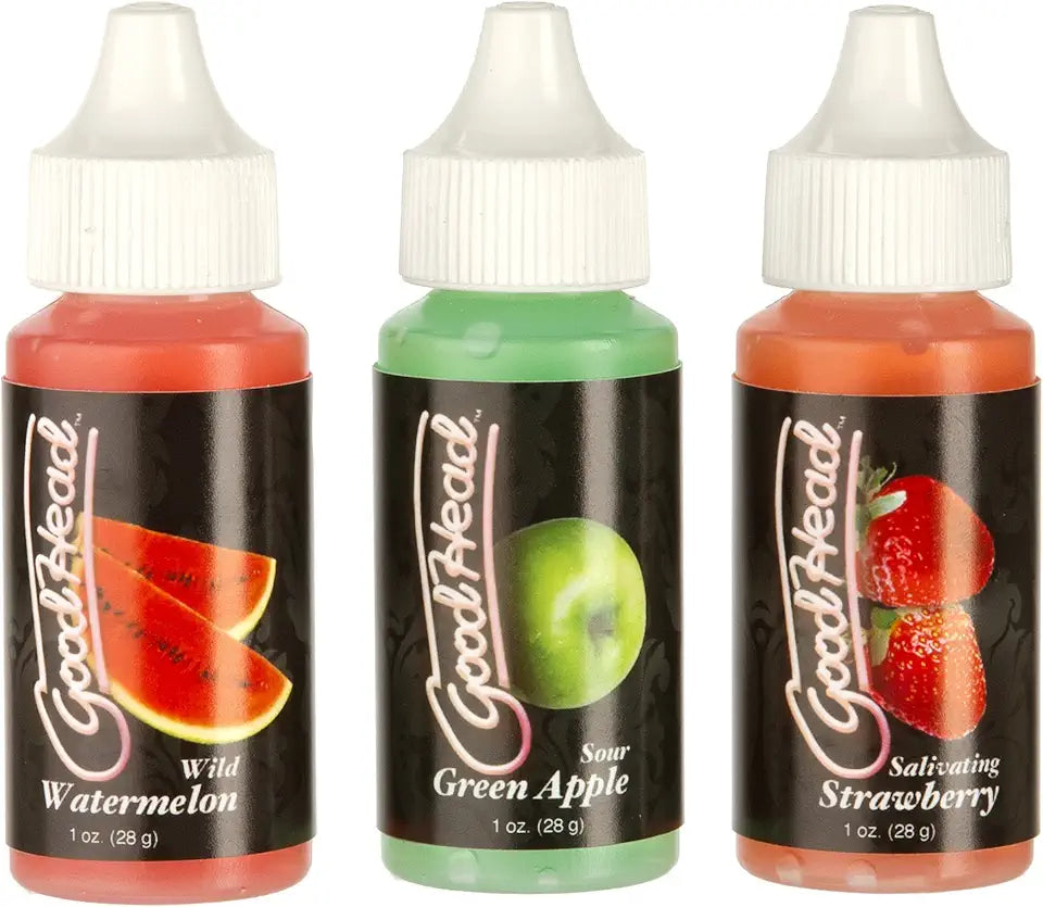 Watermelon Green Apple Strawberry Tingling Oral Drops 3 x 1 oz E6890