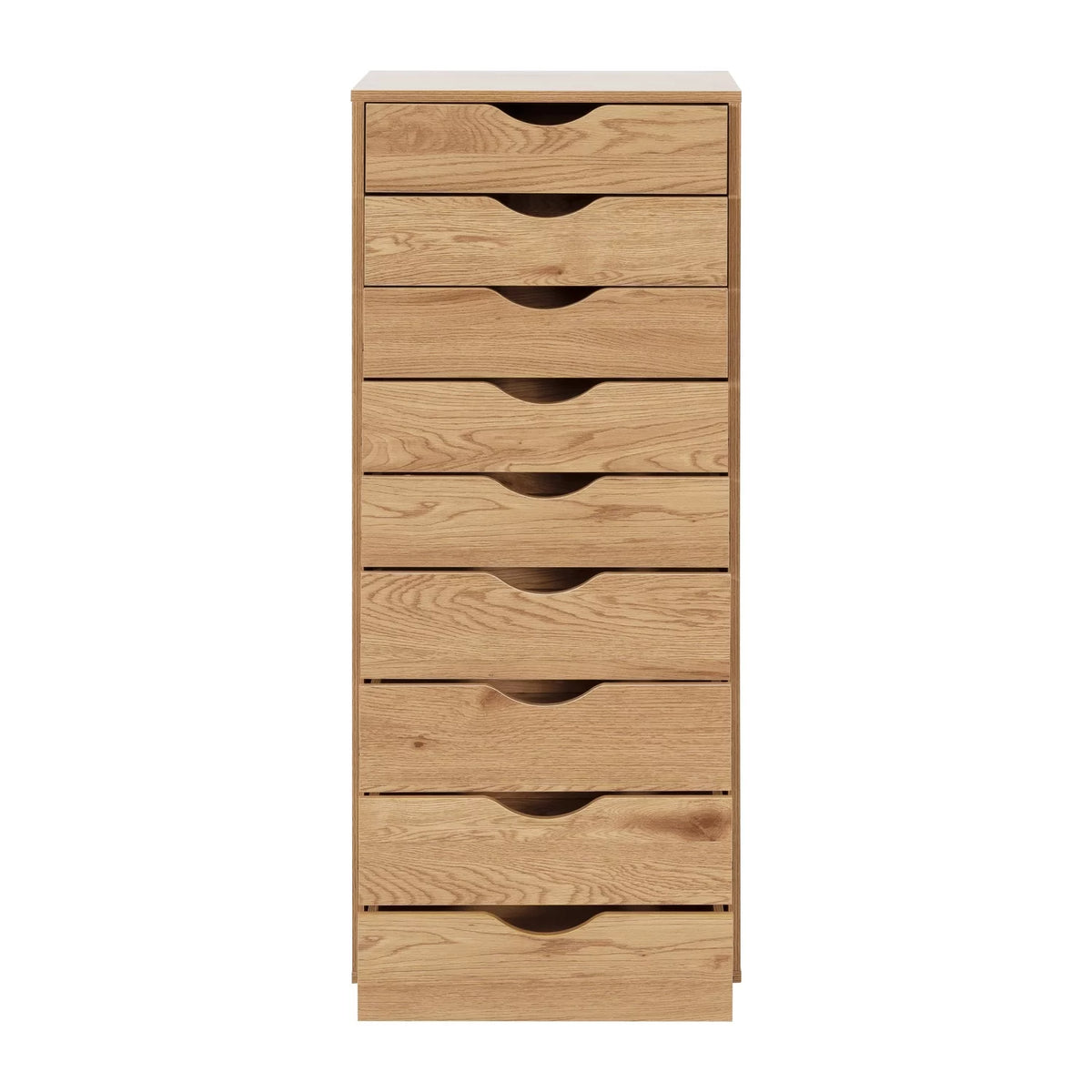6 Drawer Grey Dresser with Wheels L419