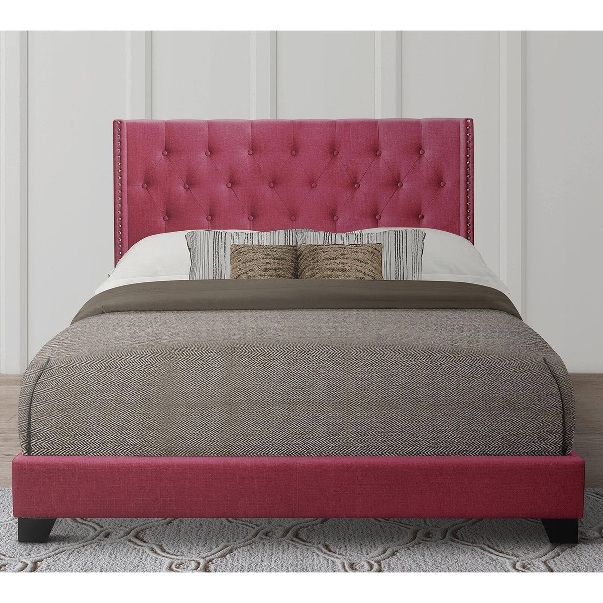 Beige Queen Bed Set M807597