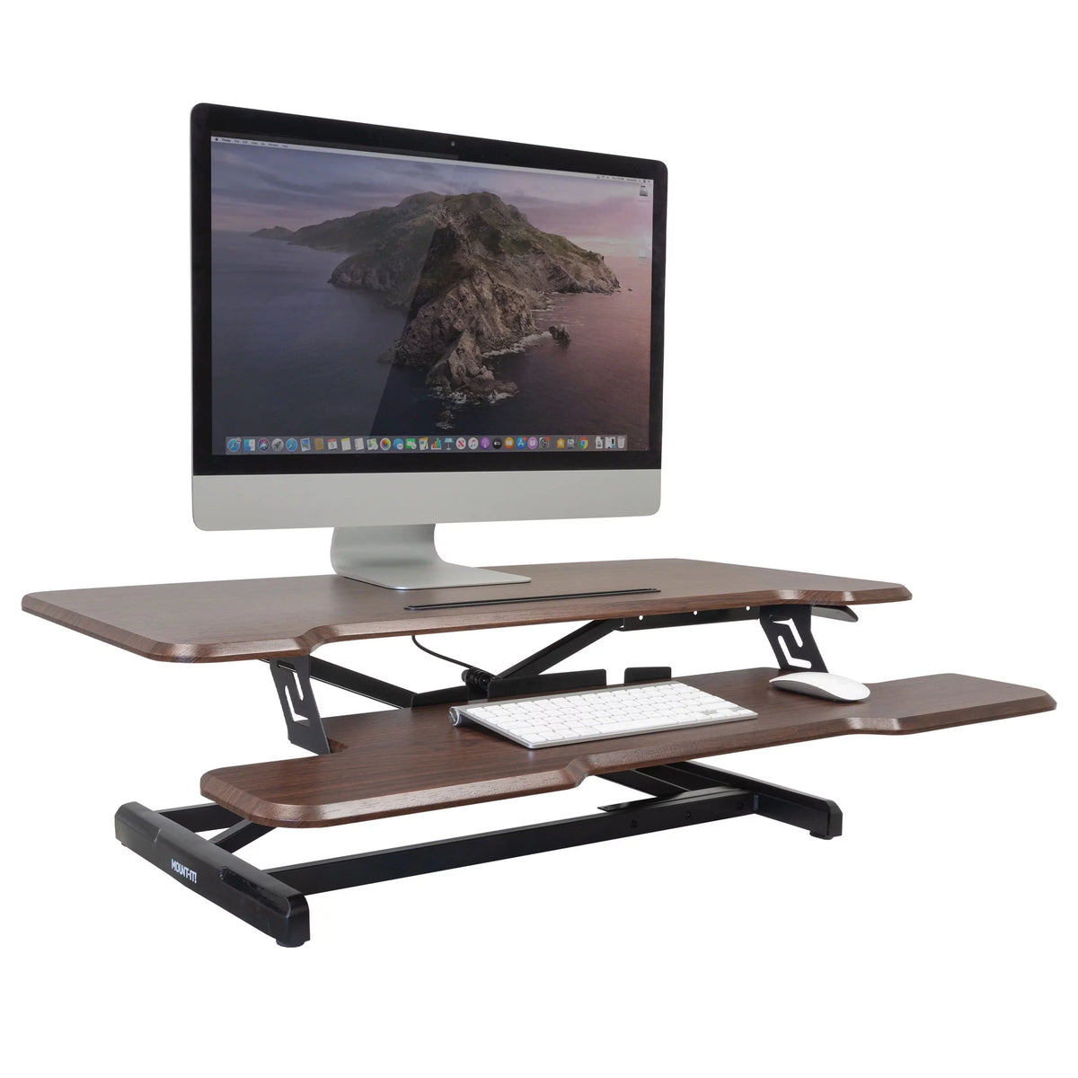 Extra Wide Sit Stand Desk Converter V362