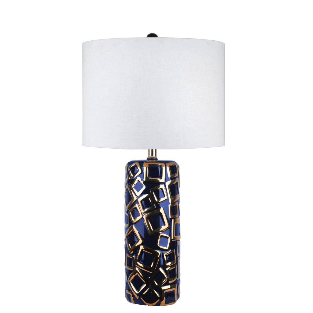 Blue and Gold Ceramic Table Lamp C469605