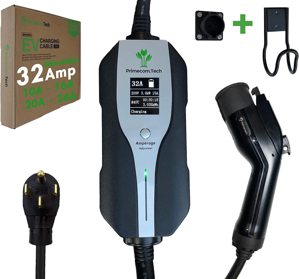 Level 2 Electric Vehicle Charger with 30 Ft Cable H103012