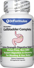 60 Capsules Digestive Enzymes with Amylase, Protease, Lipase, Lactase, Cellulase, Bromelain K479