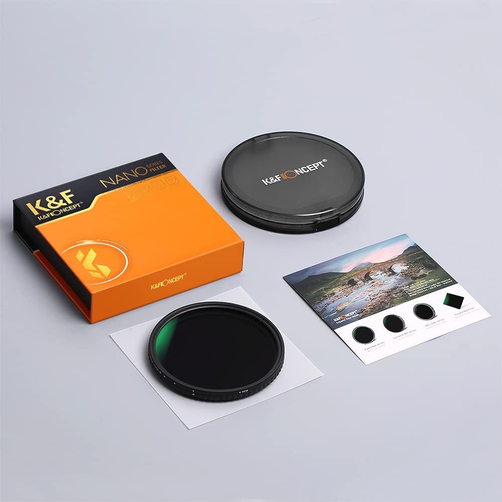 62mm Variable ND Filter ND8-ND128 HD VND Filter F365126
