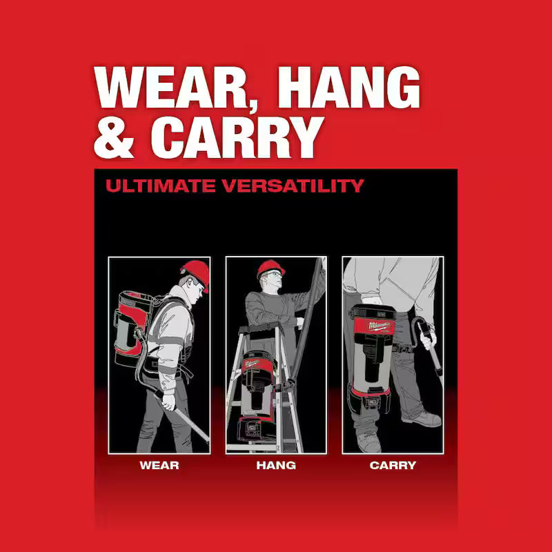 18-Volt Lithium-Ion Brushless Cordless 3-in-1 Backpack Vacuum S865