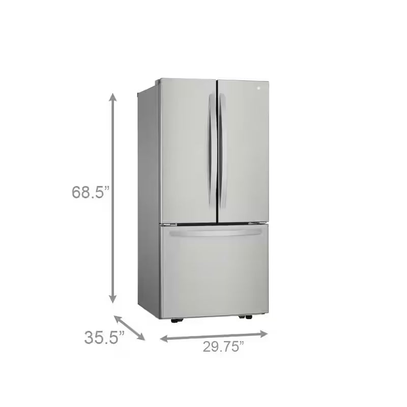 22 cu. ft. French Door Refrigerator with Ice Maker in Stainless Steel M946