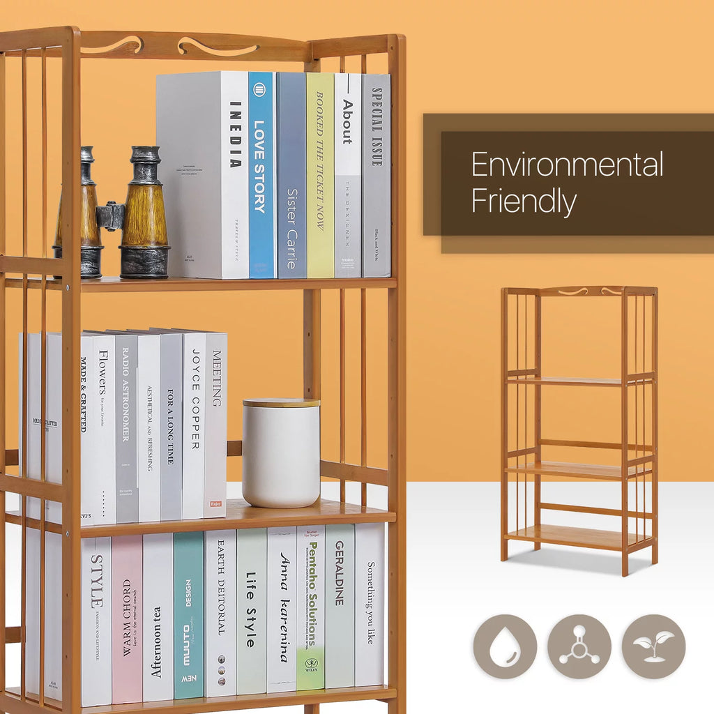 Bamboo 3 Shelves Adjustable Bookshelf R966