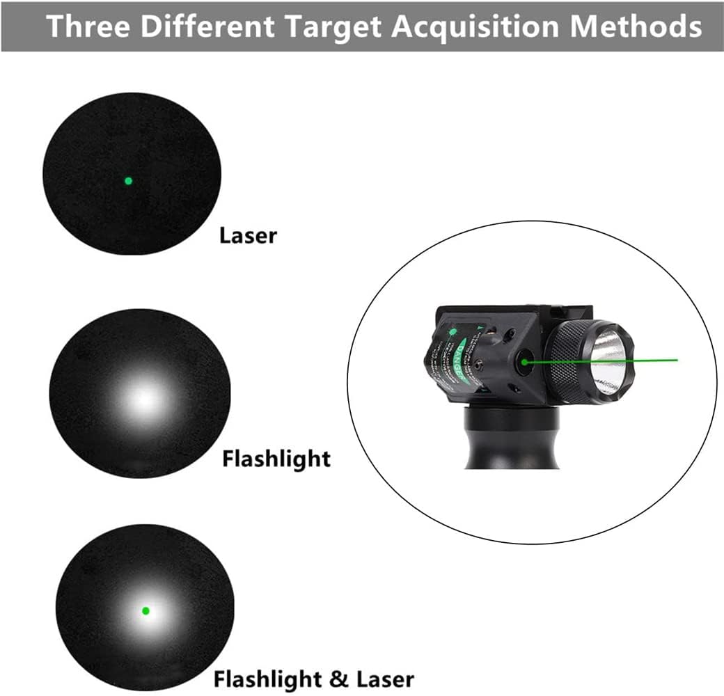 Pack of 2 Green Tactical Flashlight with Strobe K247749