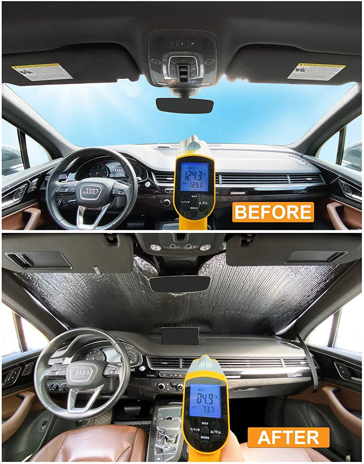 Front Windshield Sunshade for Nissan Frontier Crew Cab King Cab F94925