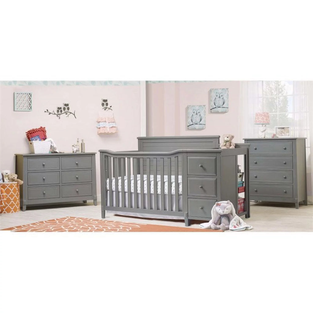 Weathered Gray Crib Z759