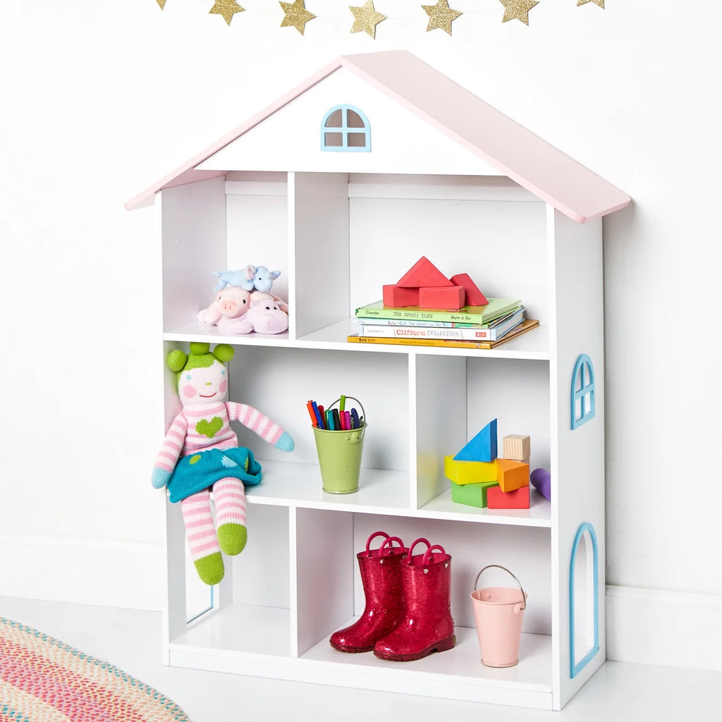 Kids Wooden Dollhouse Bookcase W20236