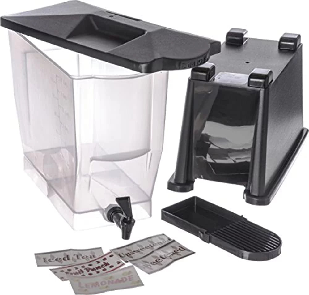 Black 3 1/2 Gallon Beverage Dispenser P631