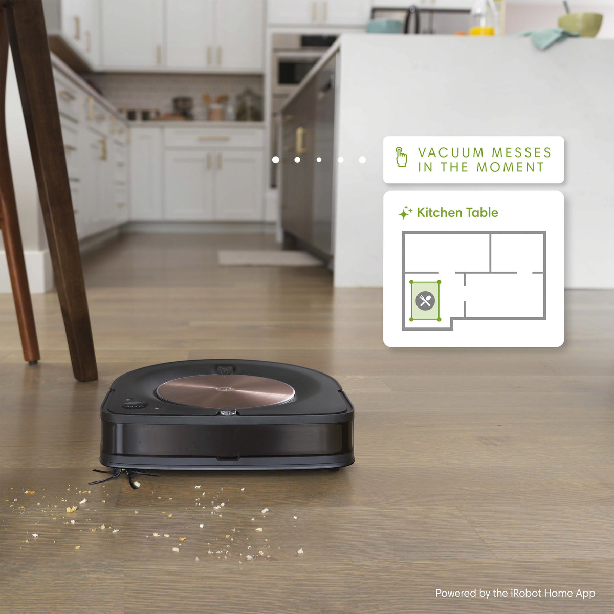 Wi-Fi Connected Self-Emptying Robot Vacuum W3830
