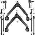 10pcs Front Upper Control Arms Ball Joints Sway Bar Links Tie Rod Ends C87928