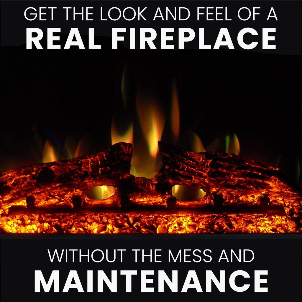 Slate Blue Electric Fireplace T193139